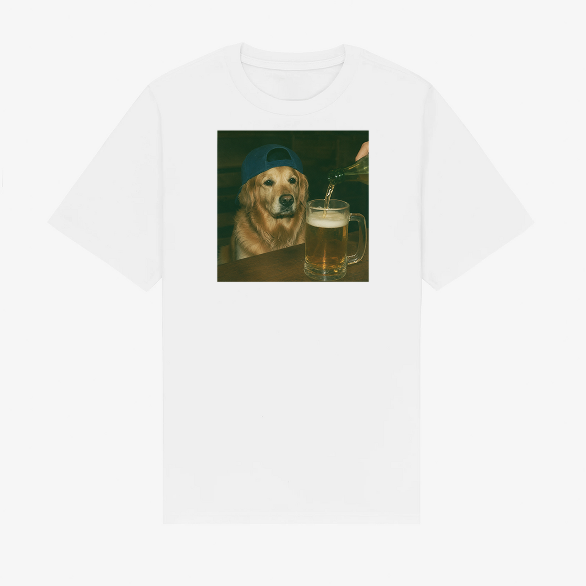 Golden Retriever Beer Tee