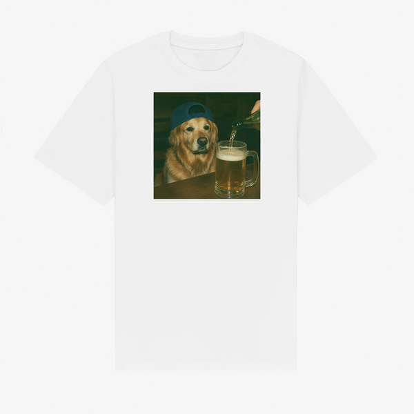 Golden Retriever Beer Tee