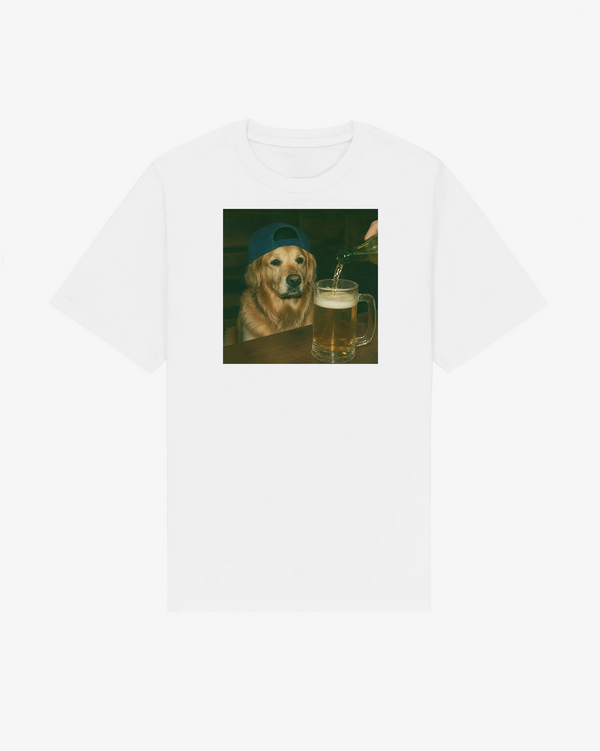 Golden Retriever Beer Tee