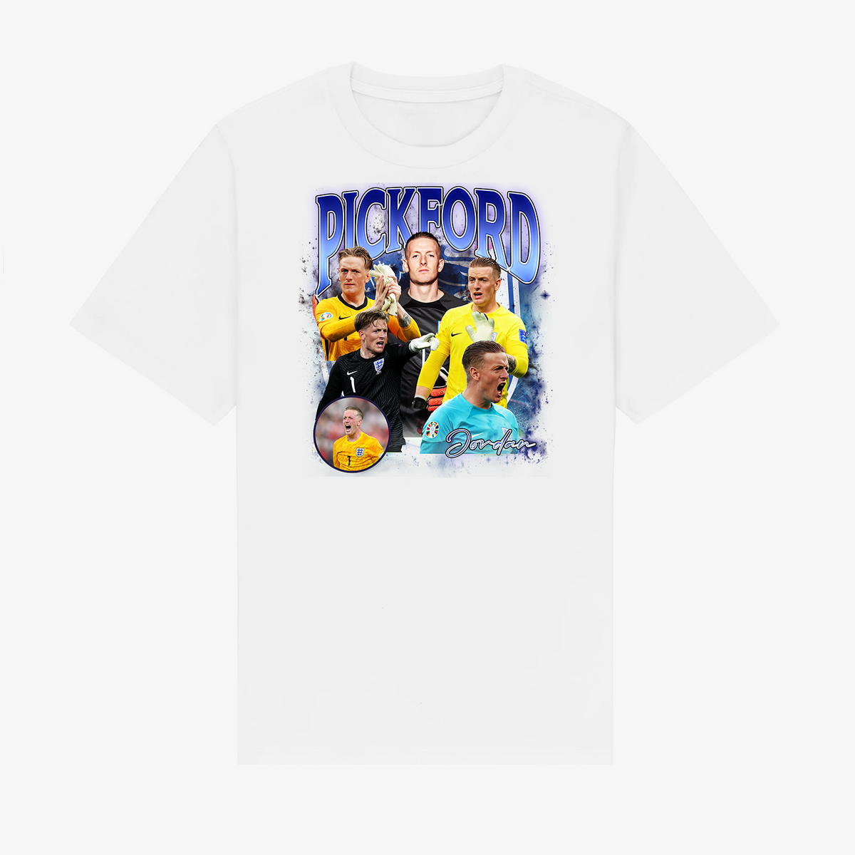 Custom England Football Bootleg T-Shirt