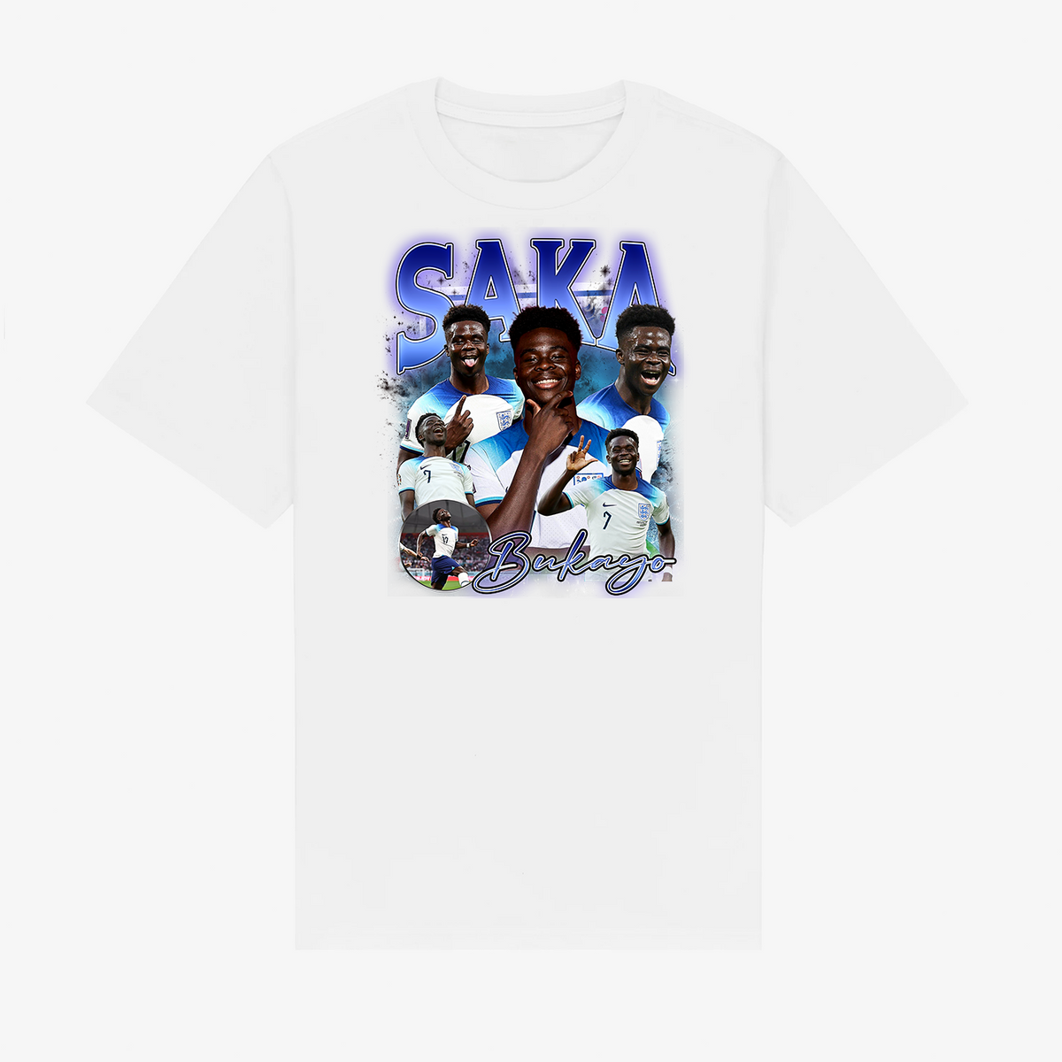 Custom England Football Bootleg T-Shirt