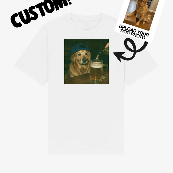 Custom Dog Beer Tee