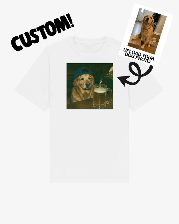 Custom Dog Beer Tee