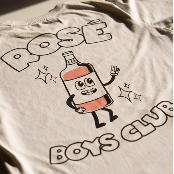 Rosé Boys Club | White Tee