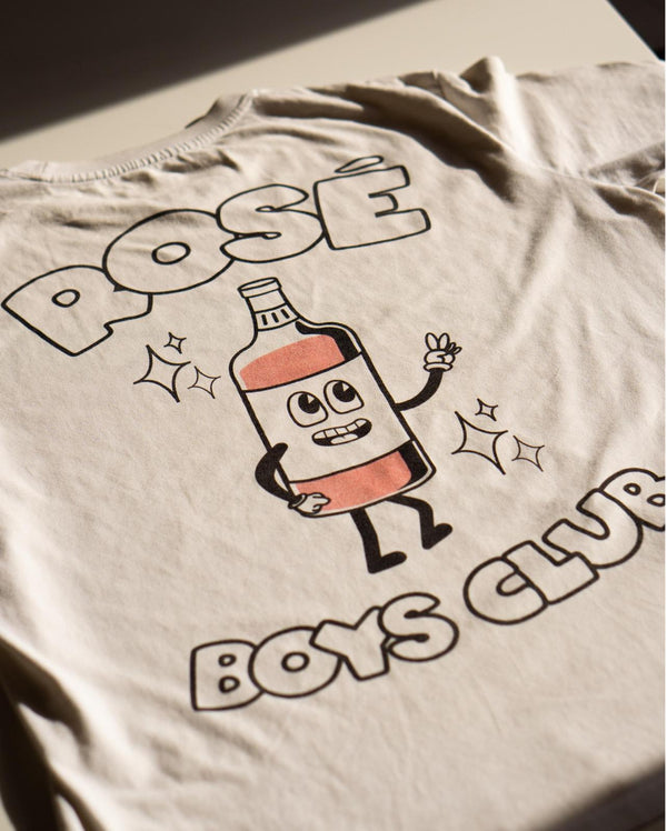 Rosé Boys Club | White Tee