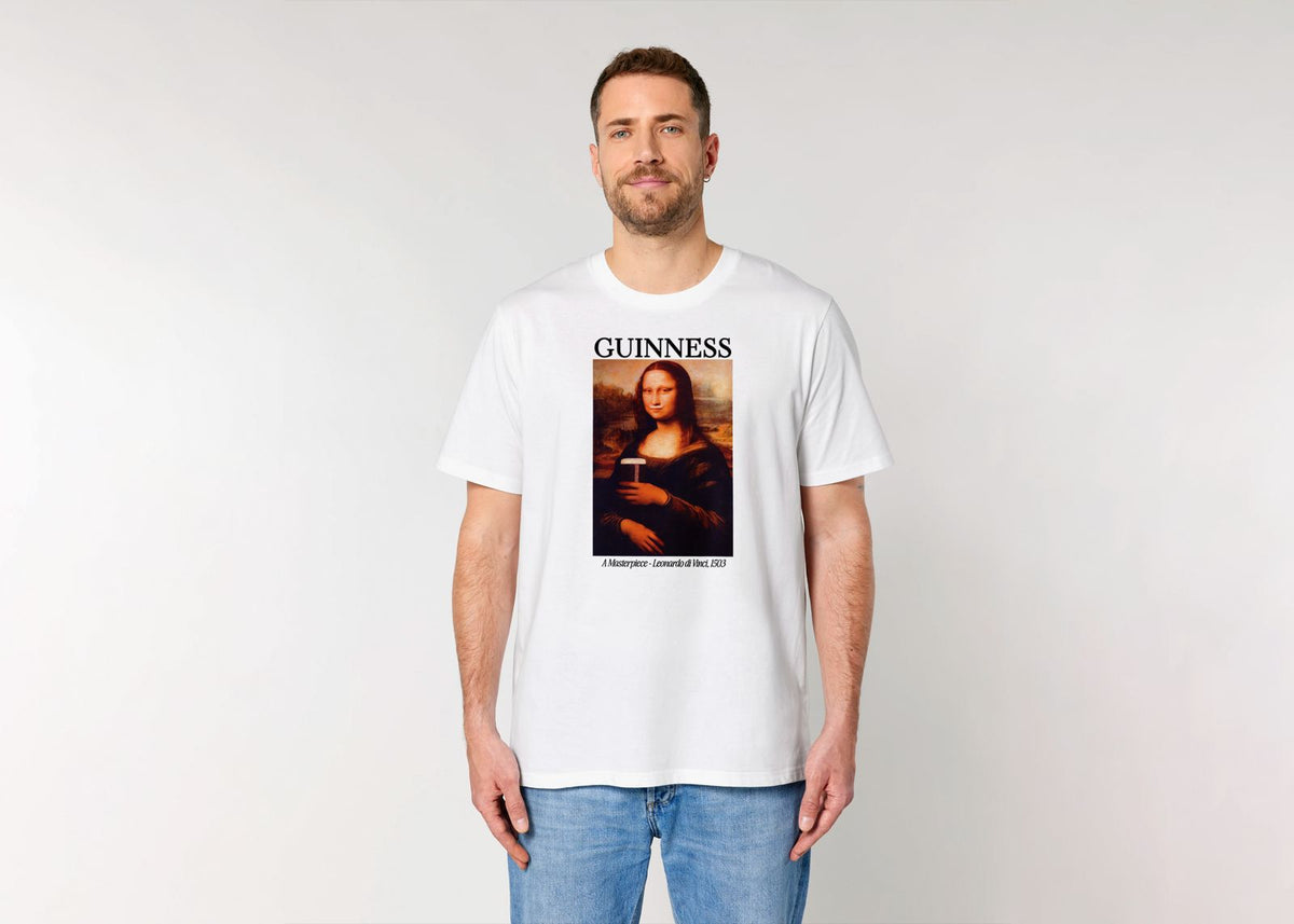 Guinness, A Masterpiece - Mona Lisa Tee