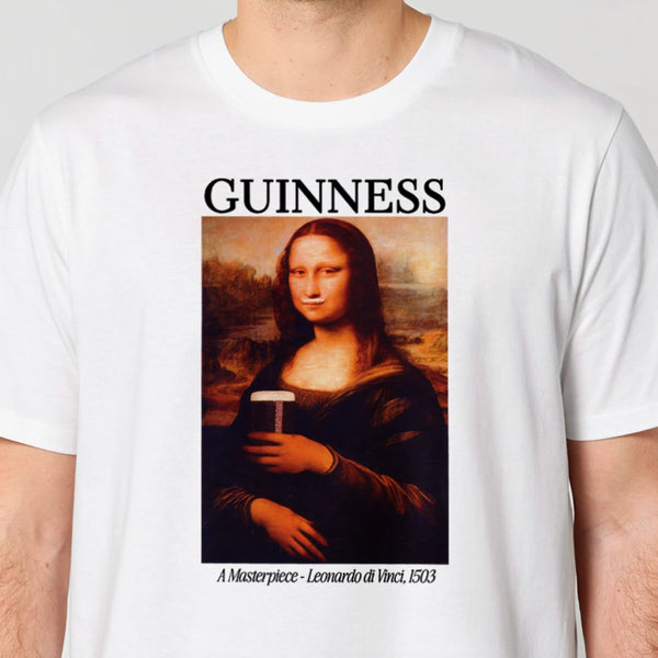 Guinness, A Masterpiece - Mona Lisa Tee