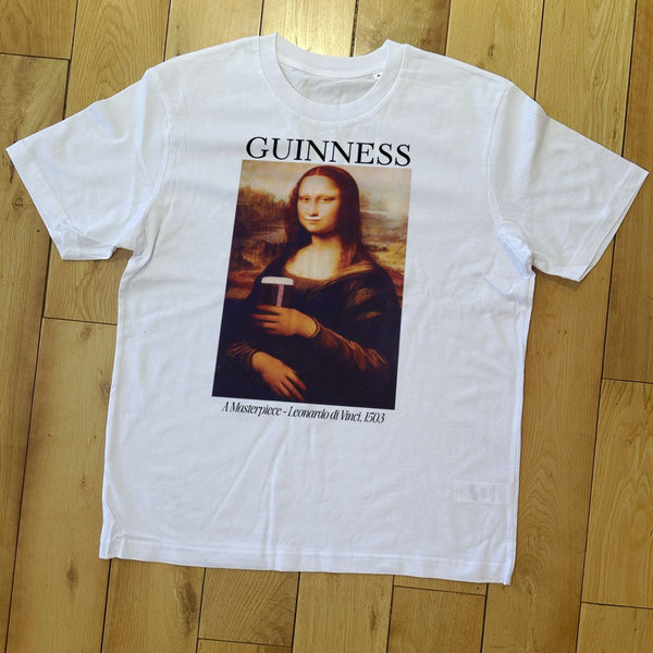 Guinness, A Masterpiece - Mona Lisa Tee