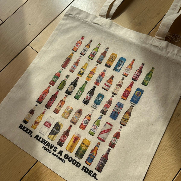 A-Z of Pints - Tote Bag