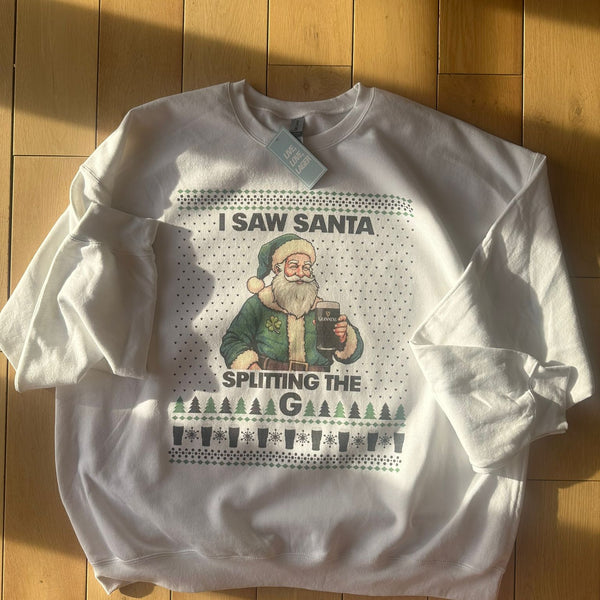 Santa Split the G | Sweatshirt