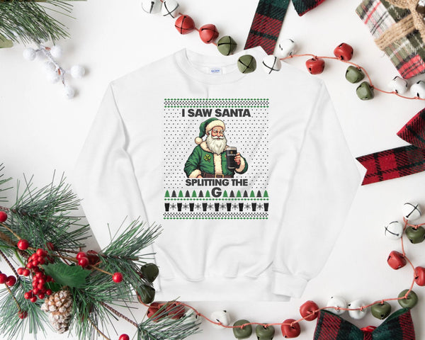 Santa Split the G | Sweatshirt