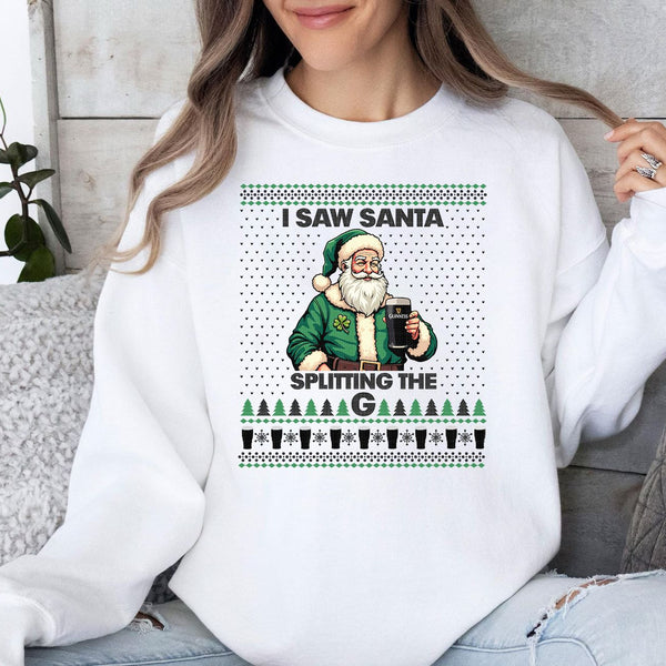 Santa Split the G | Sweatshirt