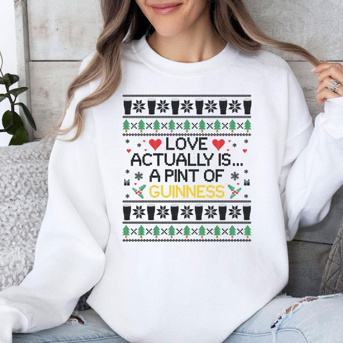 PREORDER - Love Actually is Guinness | Sweatshirt