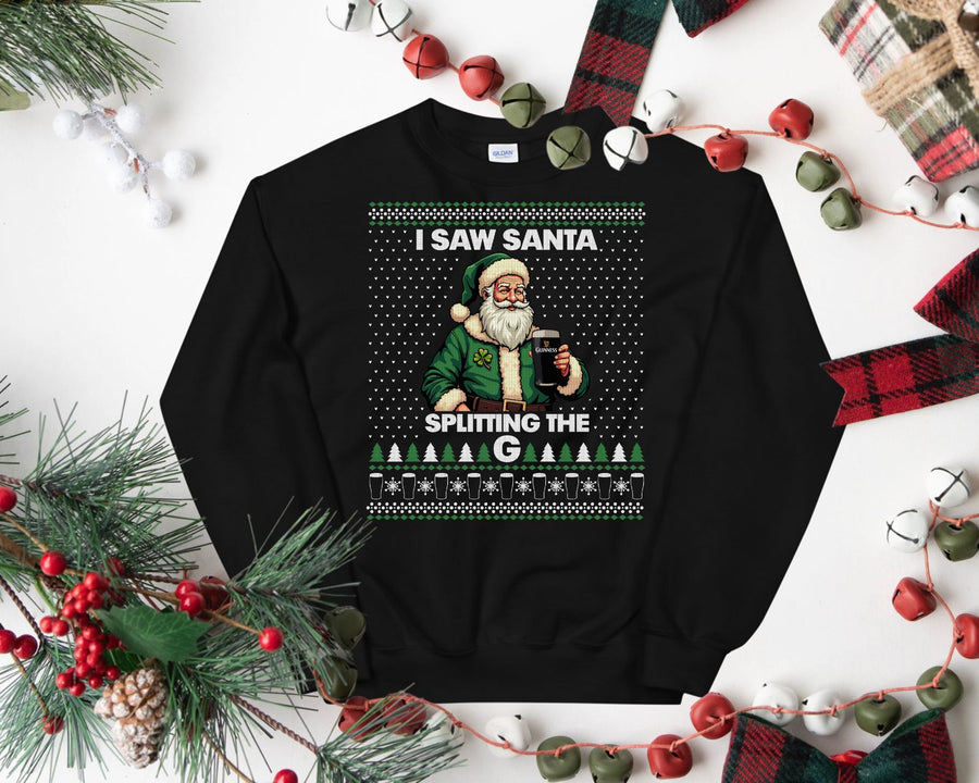 Santa Split the G | Sweatshirt