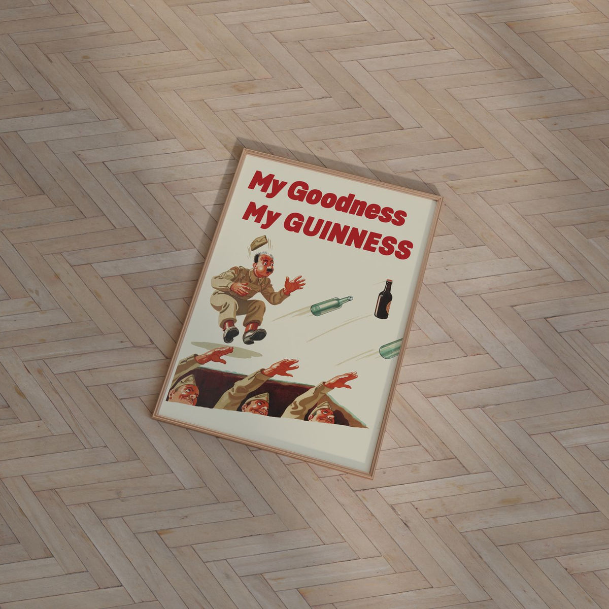 My Goodness, My Guinness! Vintage WW2 Poster