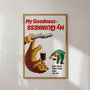 Guinness Sloth Vintage Guinness Poster