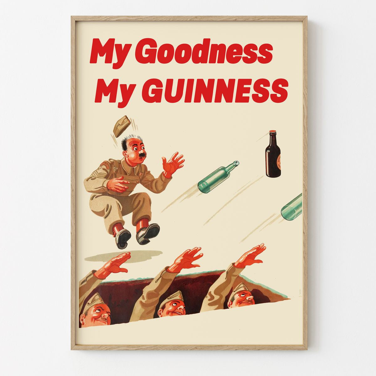 My Goodness, My Guinness! Vintage WW2 Poster