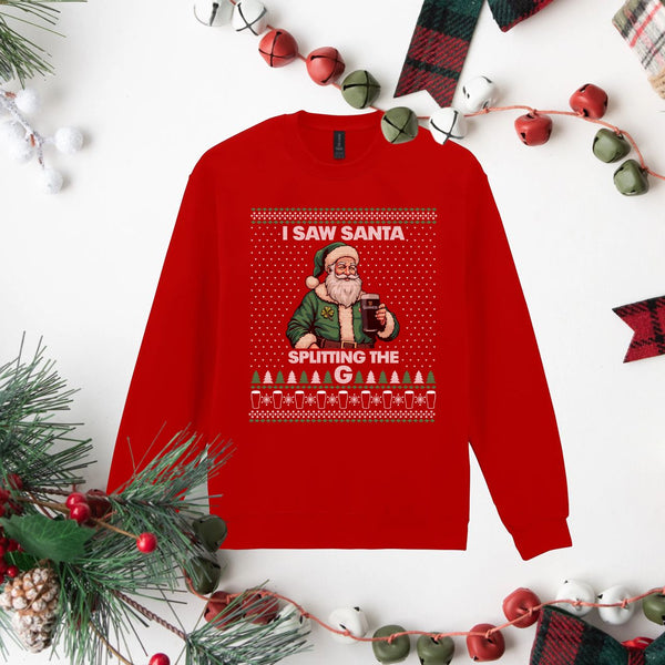Santa Split the G | Sweatshirt