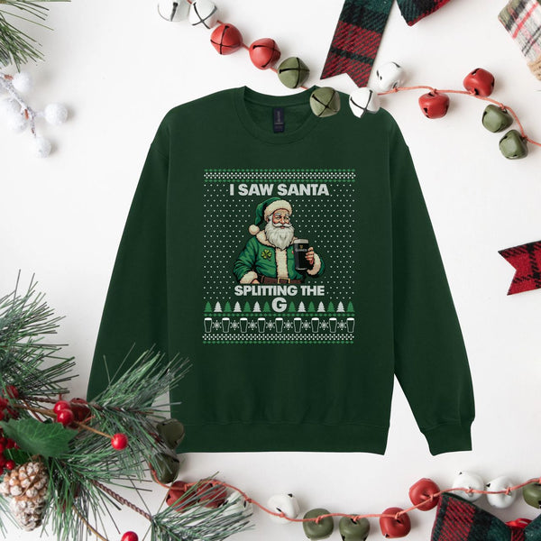 Santa Split the G | Sweatshirt