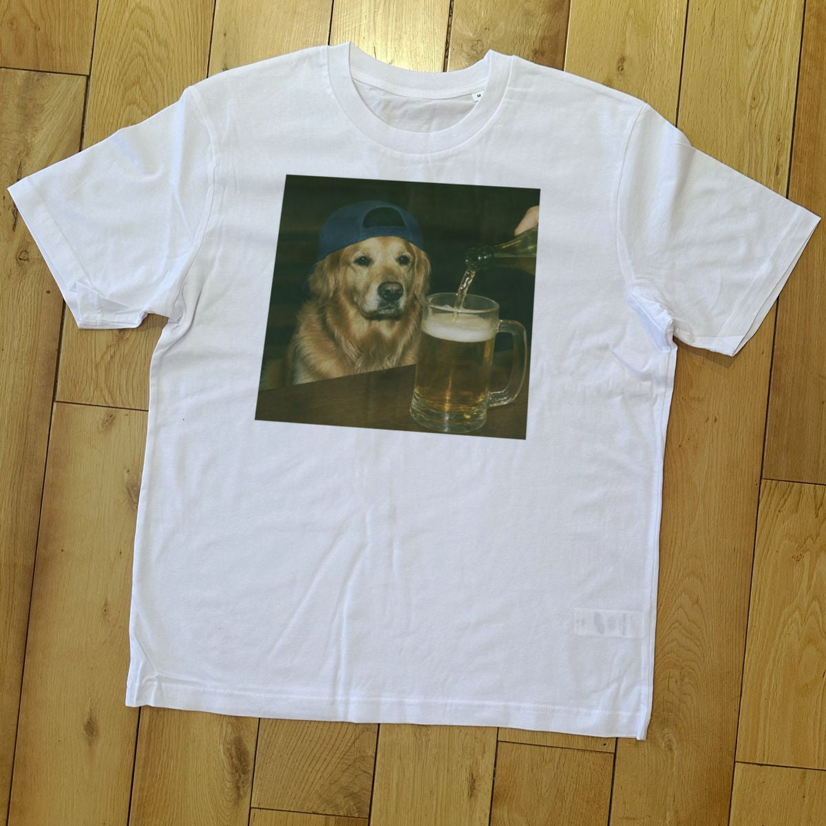 Golden Retriever Beer Tee