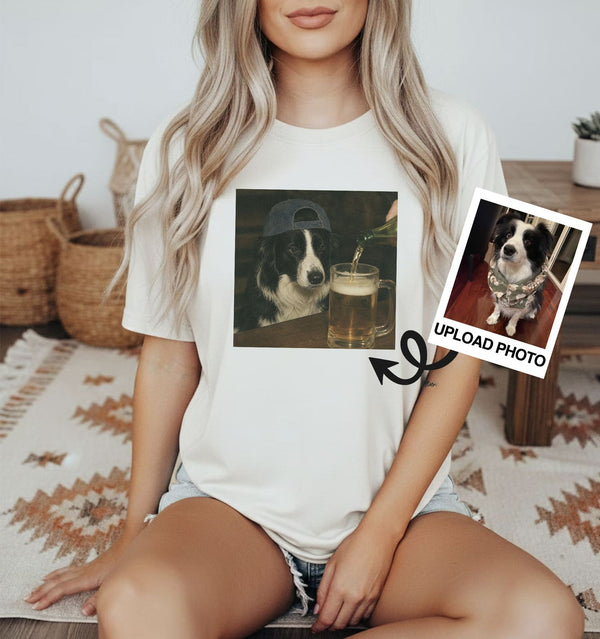 Custom Dog Beer Tee