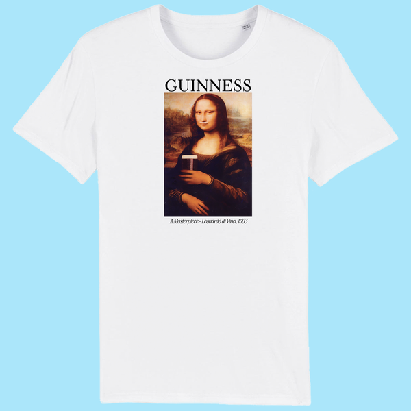 Guinness, A Masterpiece - Mona Lisa Tee