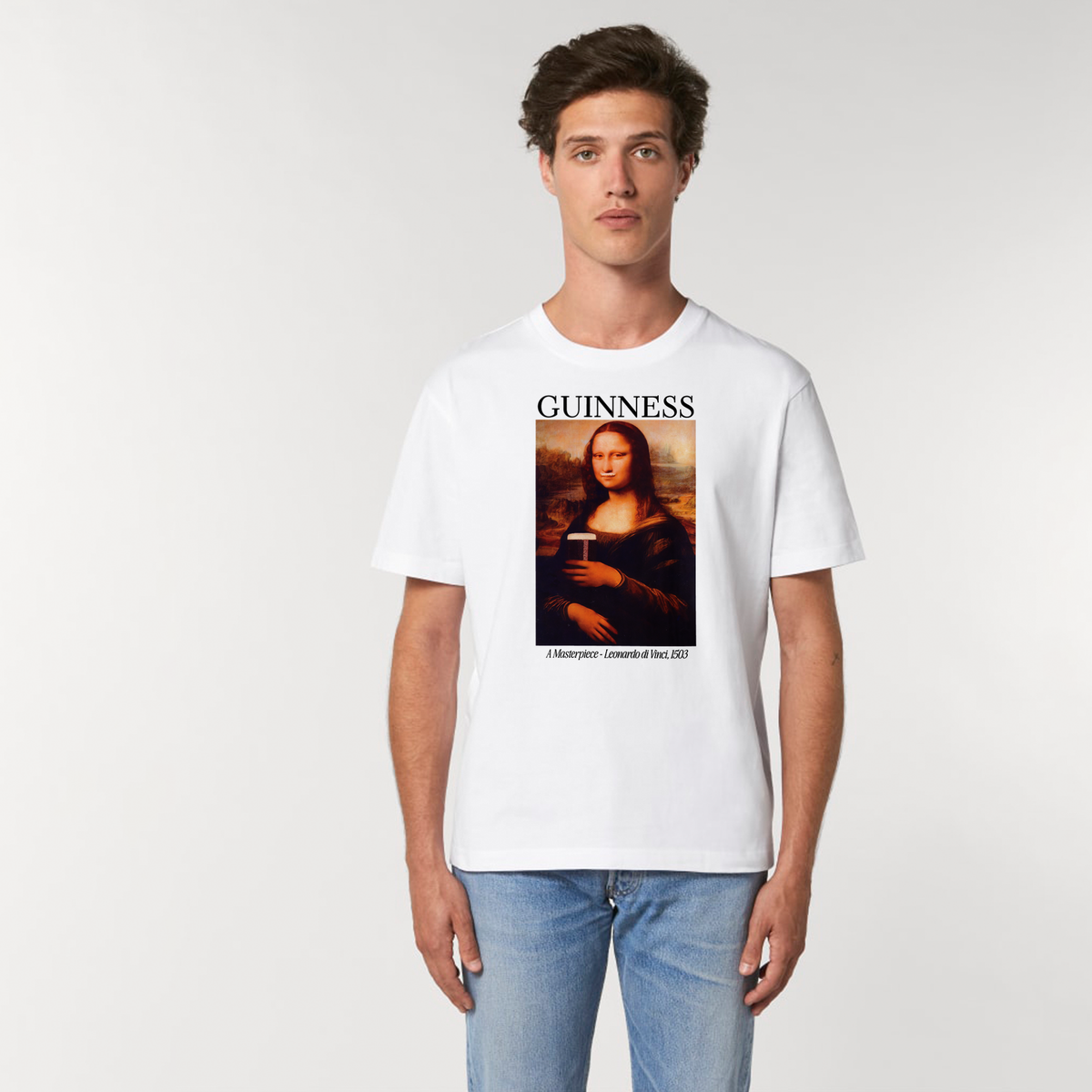 Guinness, A Masterpiece - Mona Lisa Tee