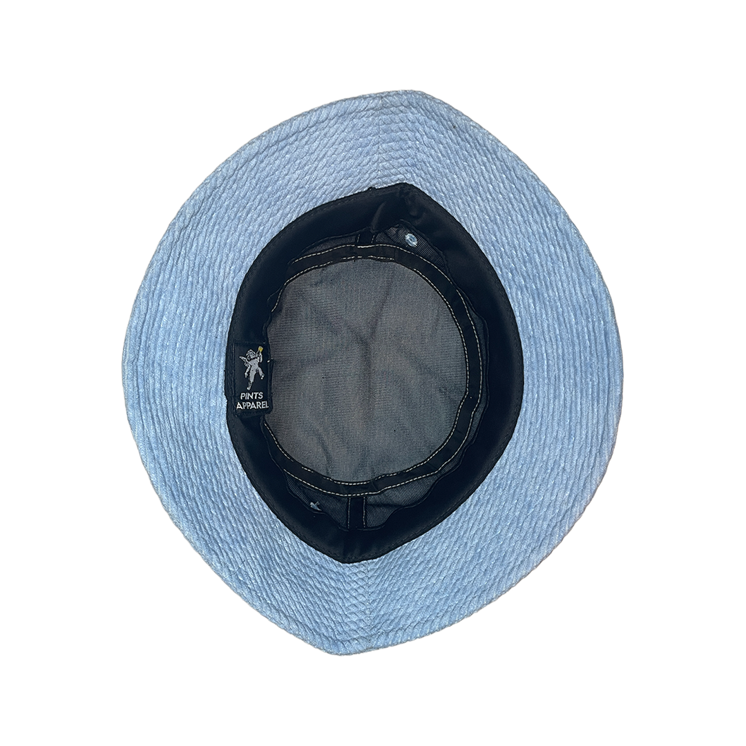 Baby Blue Cord Bucket Hat