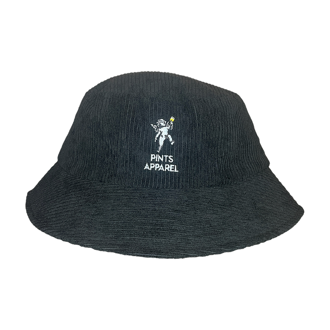 Black Cord Bucket Hat