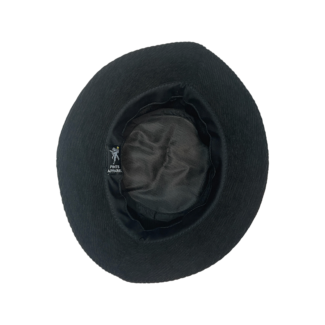 Black Cord Bucket Hat