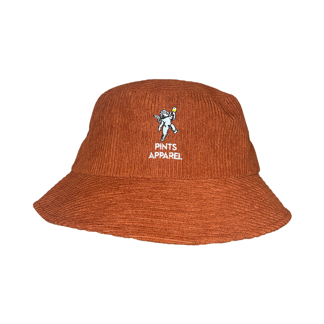 Brown Cord Bucket Hat