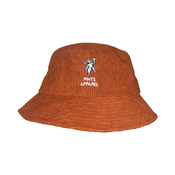 Brown Cord Bucket Hat