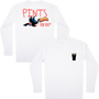 Pints are Good for You | Long Sleeve | White