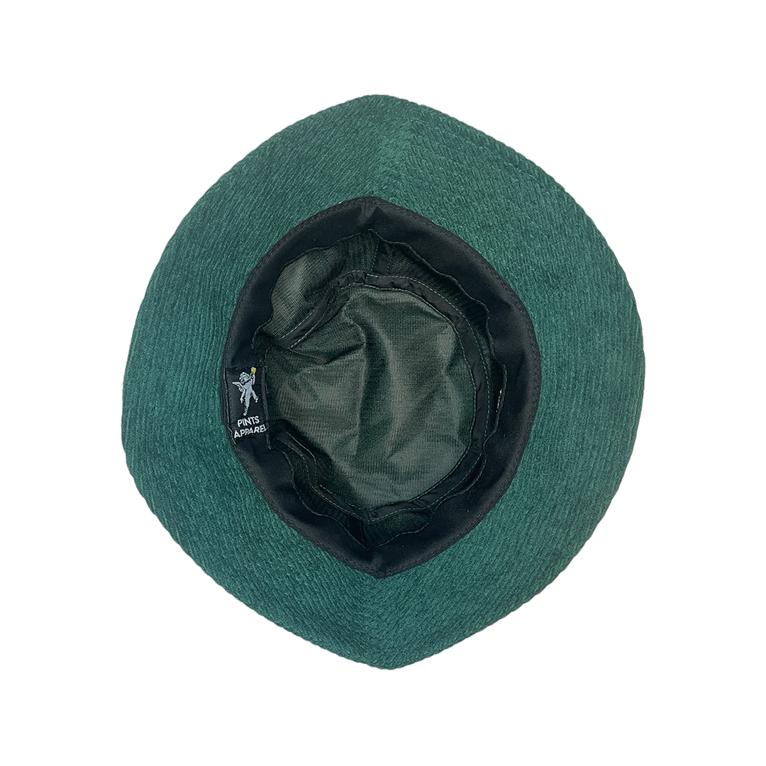 Emerald Green Cord Bucket Hat