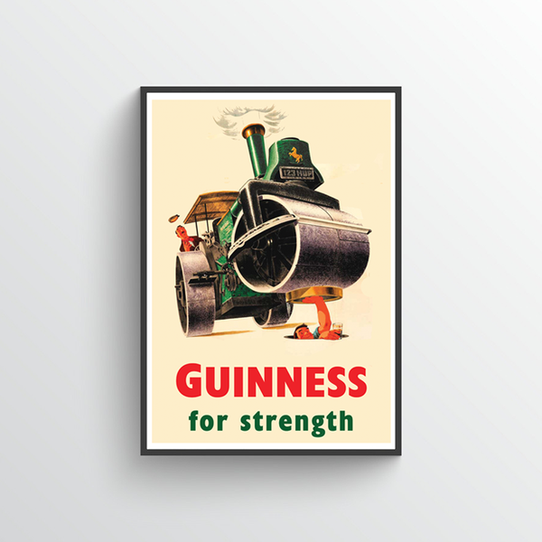 Guinness Gives You Strength Poster - Pints Apparel