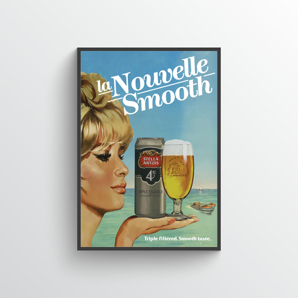 Stella Artois - la Nouvelle Smooth Poster - Pints Apparel