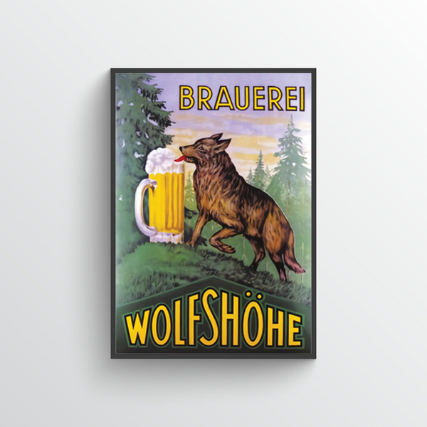 Wolfshöe Brewery Poster - Pints Apparel